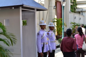Wachhaus der Königlichen Garde beim Eingang des Wat Phra Kaew