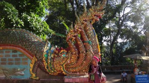 Treppe zum Tempel - Wat Phra That Doi Suthep