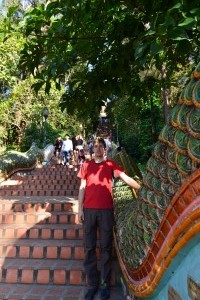 Treppe zum Tempel - Wat Phra That Doi Suthep