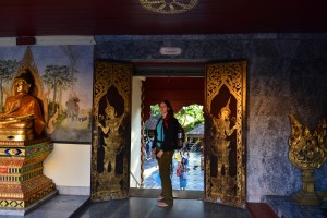 Ausgang des Klosterkomplexes - Wat Phra That Doi Suthep