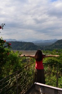 Die Aussicht am geniessen