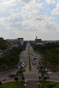 Patuxai - Die Aussicht